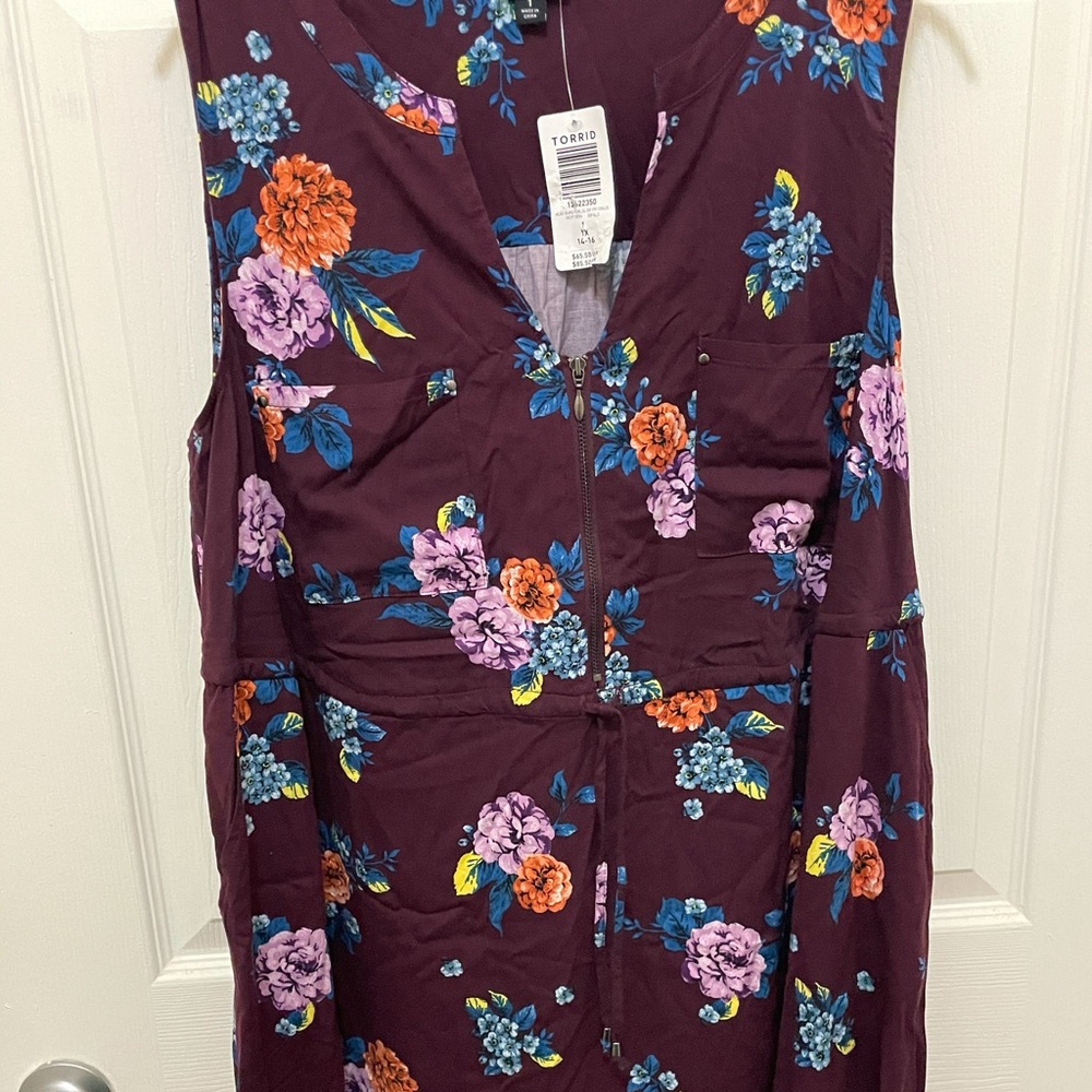 Torrid Size 1 Purple Summer Dress